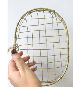 cesta metal ovalada S