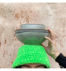 cuenco pequeño azul