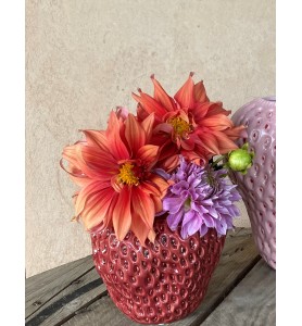 jarrón fresa madura